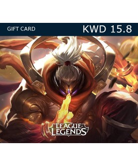League of Legends KWD 15.8 Prepaid RP Card KW Key 